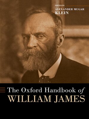 cover image of The Oxford Handbook of William James